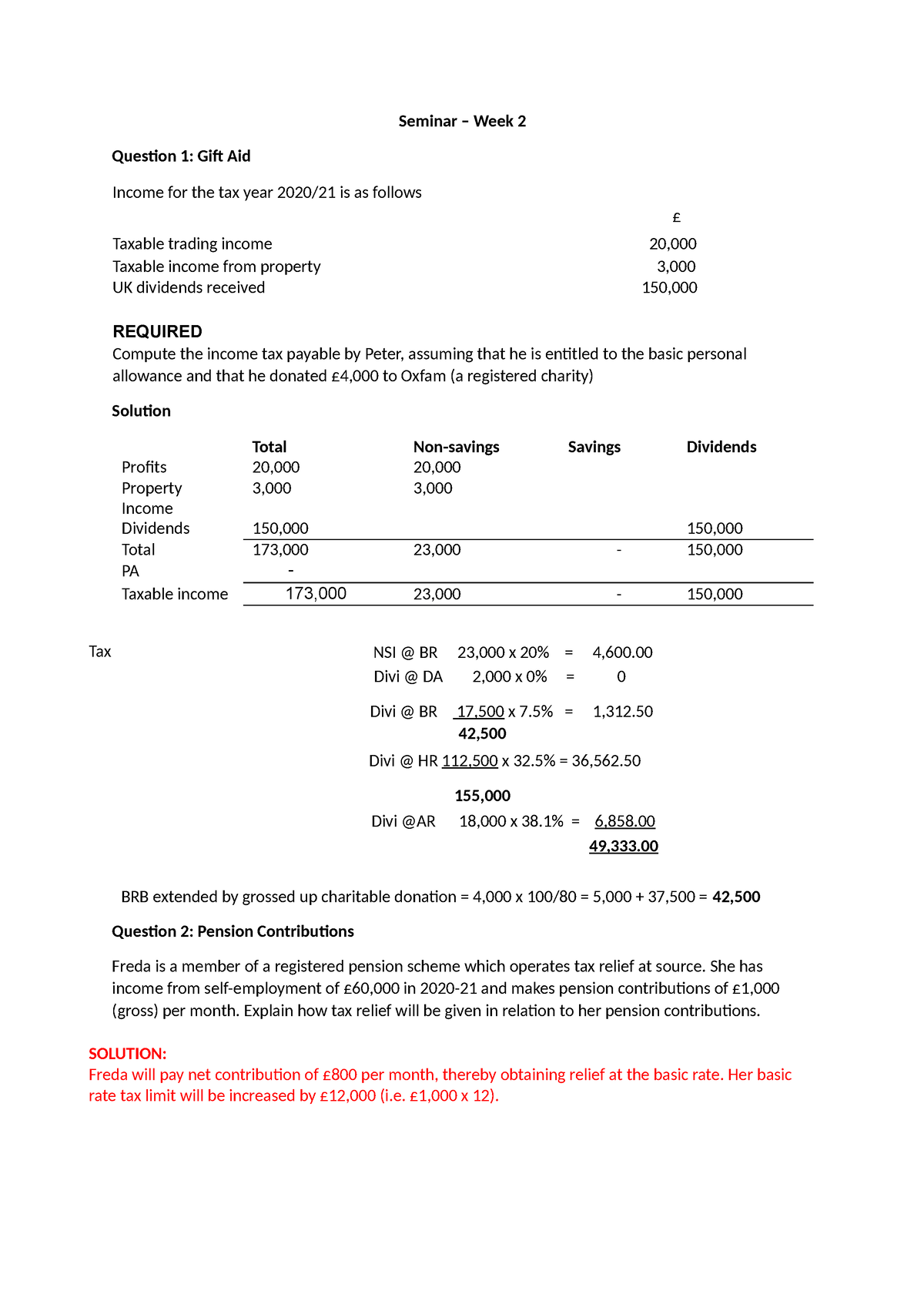 Seminar 2 Solution Finance And Accounting Seminar Week 2 Question   Thumb 1200 1698 