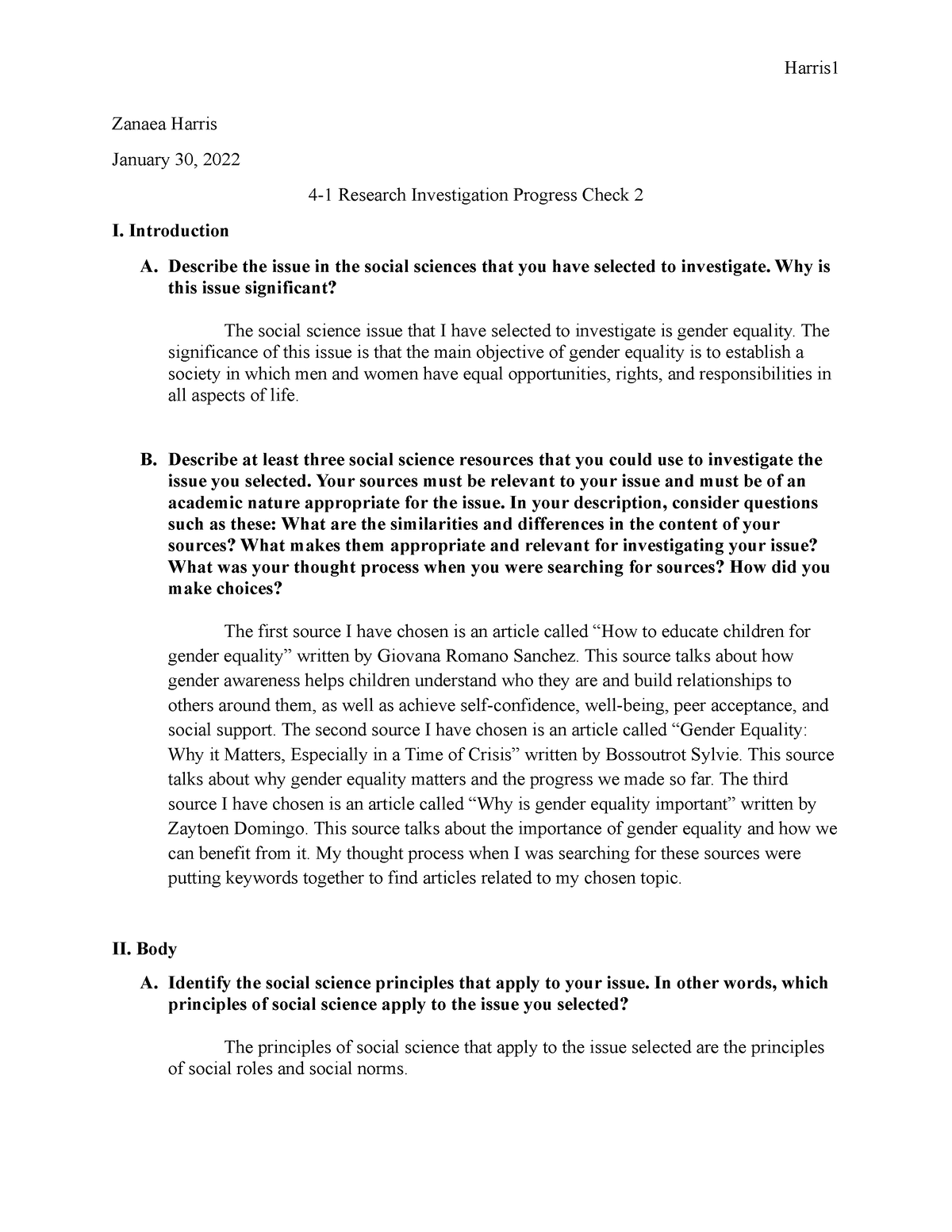 4 1 Research Investigation Progress Check 2 Introduction A Describe The Issue In The Social 6240