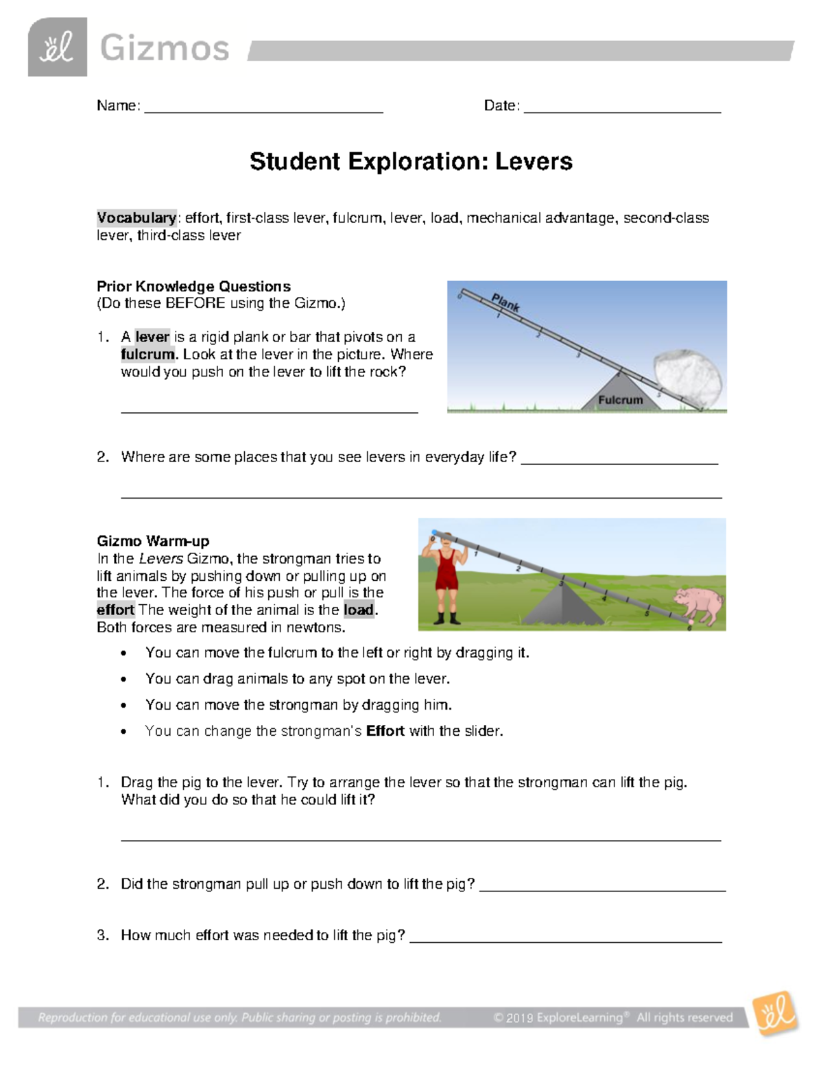 LeversSEPractice.pdf - Name: _____________________________ Date