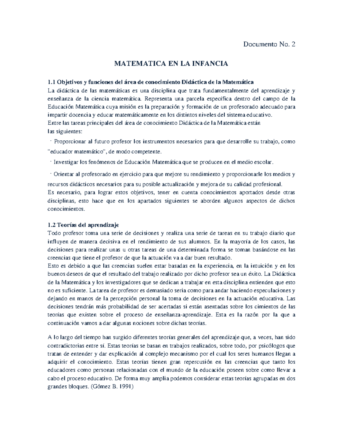 Documento Didáctica - La didáctica del Idioma - Documento No. 2 ...