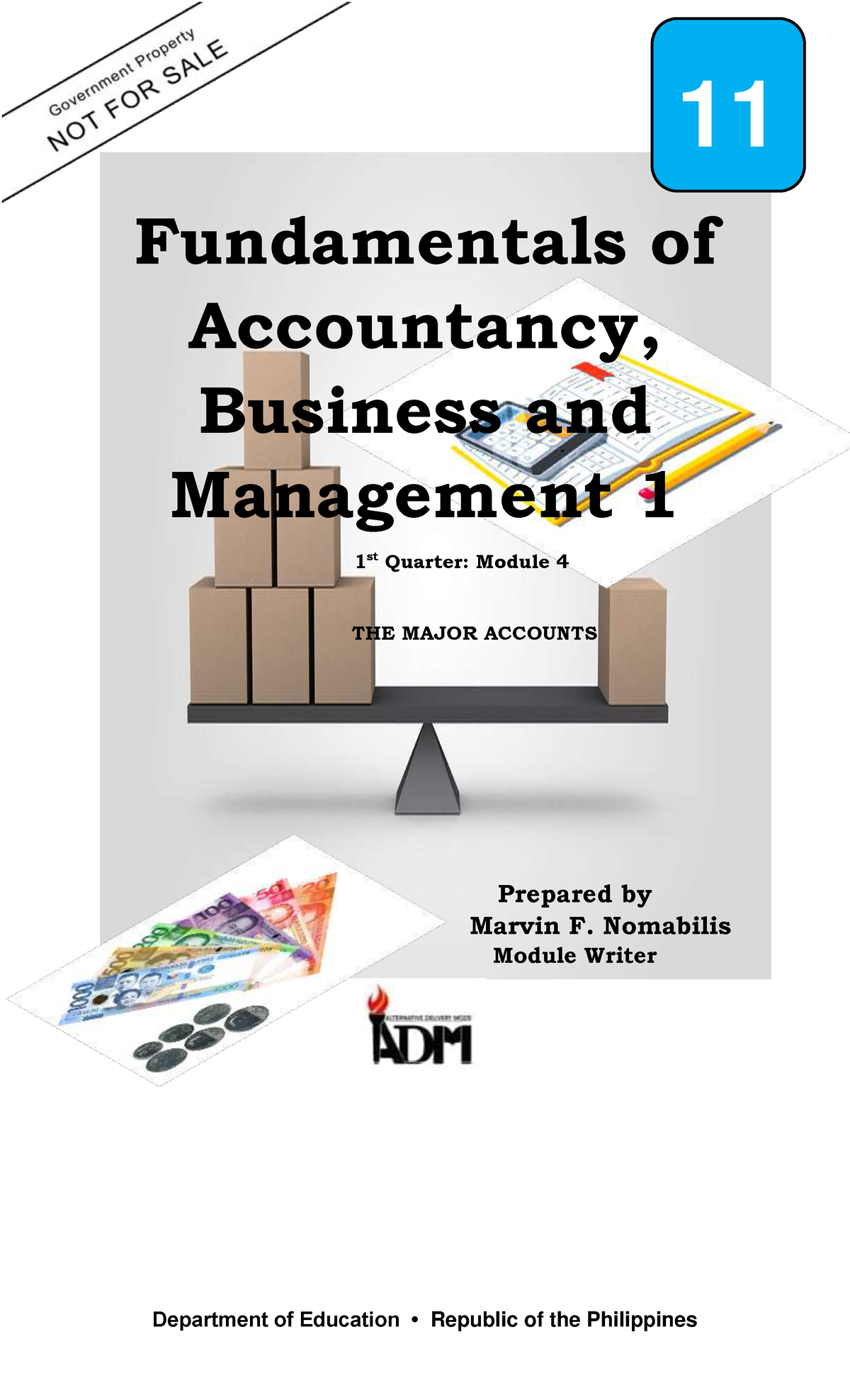 Accountancy Business And Management 1 Module 4 - Department Of ...