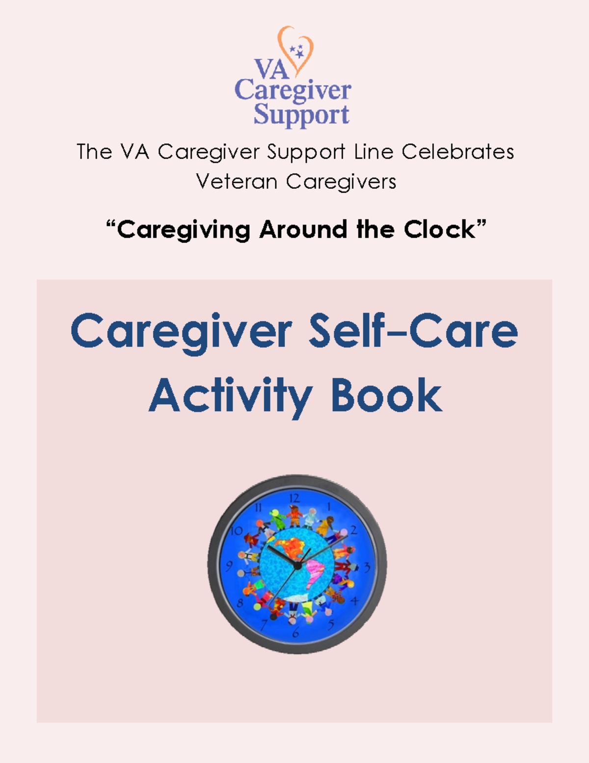 VA Caregiver Self Care Activity Book Caregiver SelfCare Activity