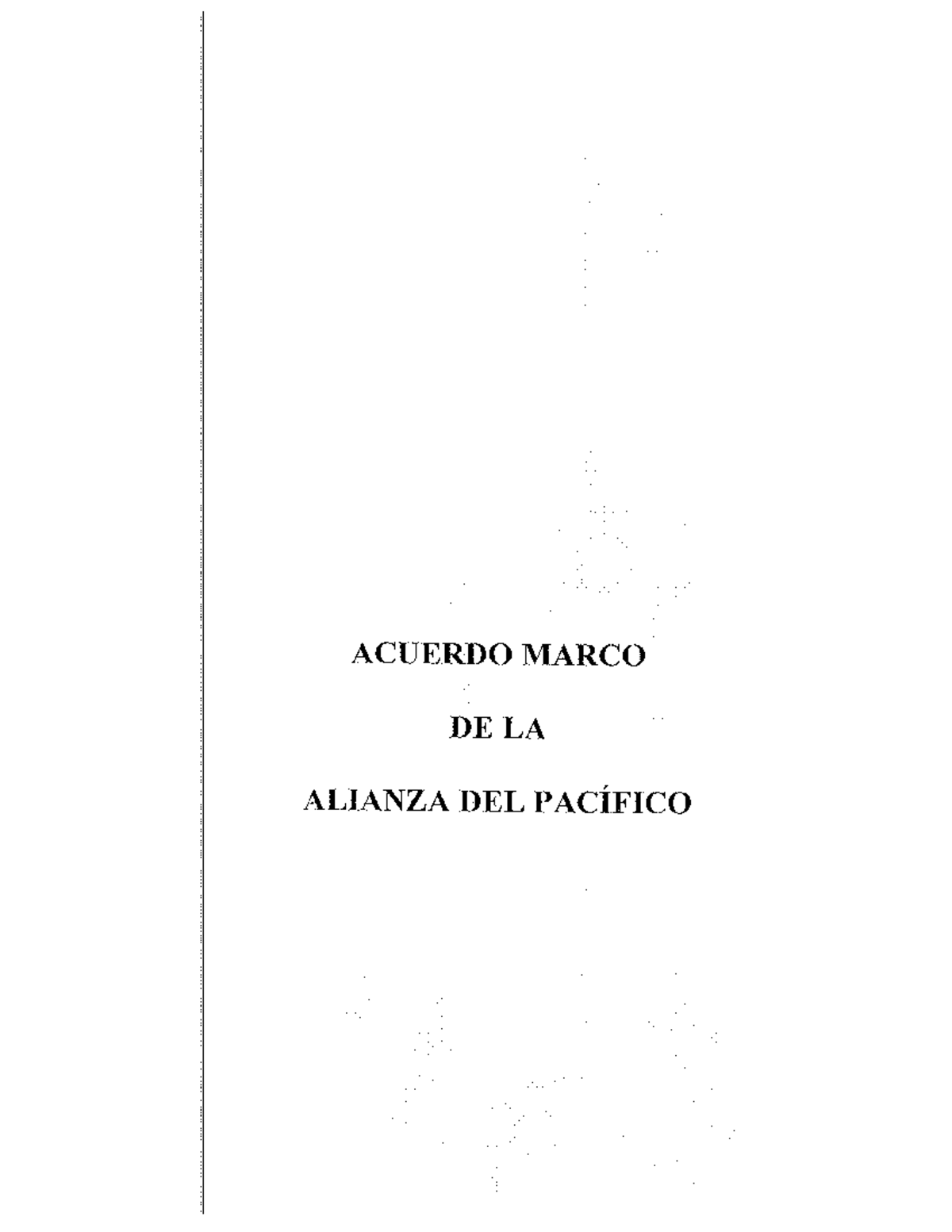 Acuerdo Marco de la Alianza del Pacifico Derecho Internacional Studocu