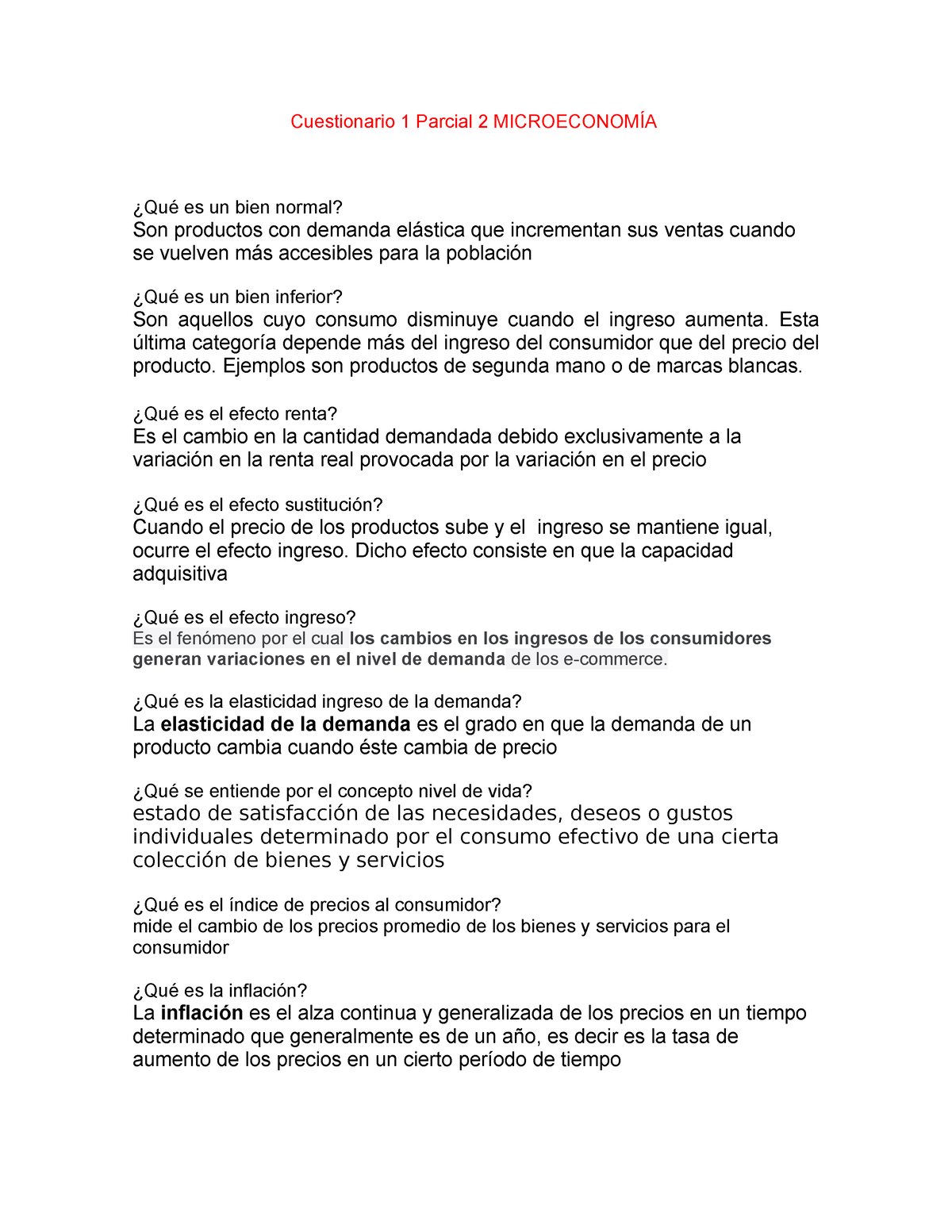 Cuestionario 1 Parcial 2 Microeconomía - Cuestionario 1 Parcial 2 ...