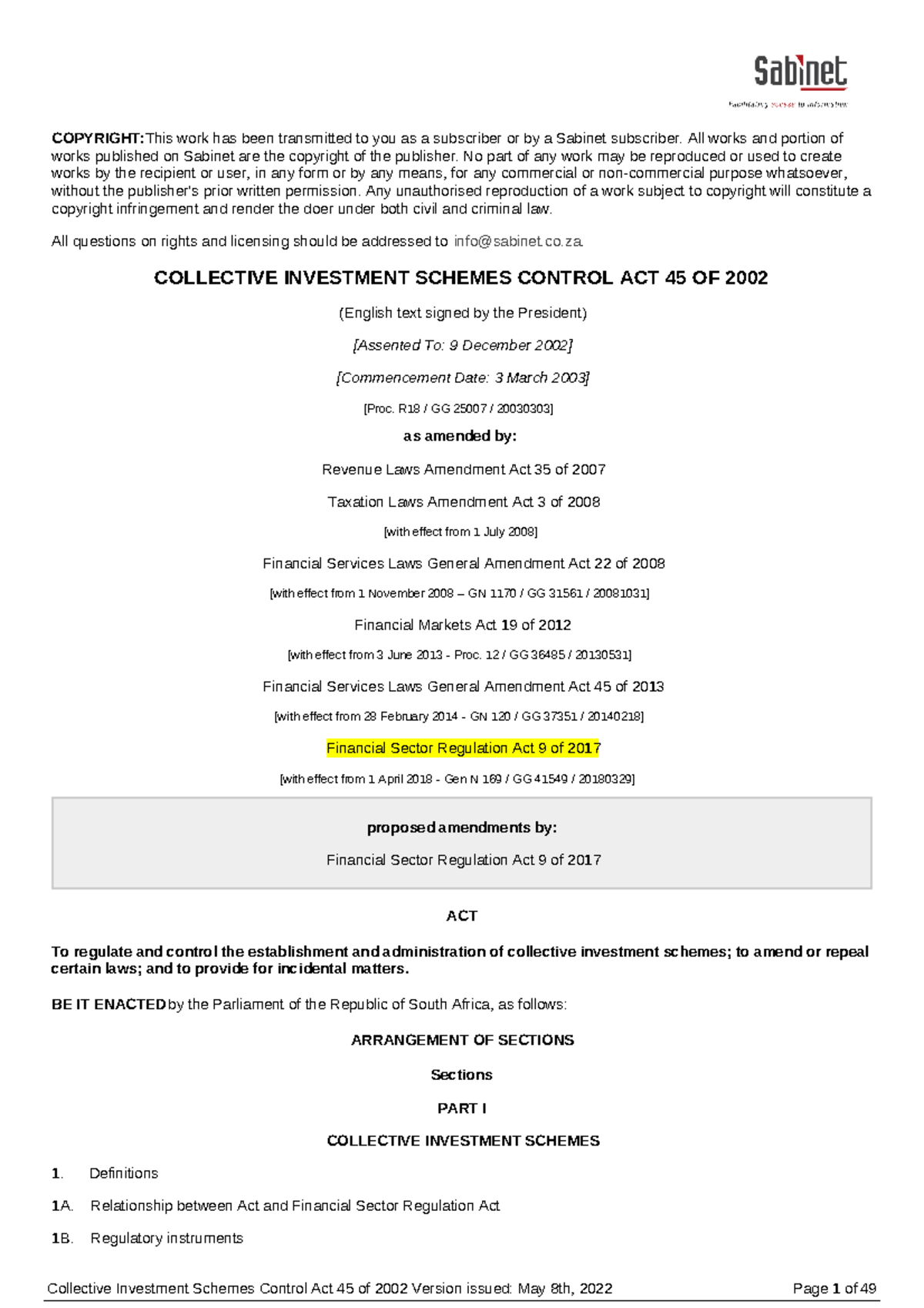 What Is Act 45