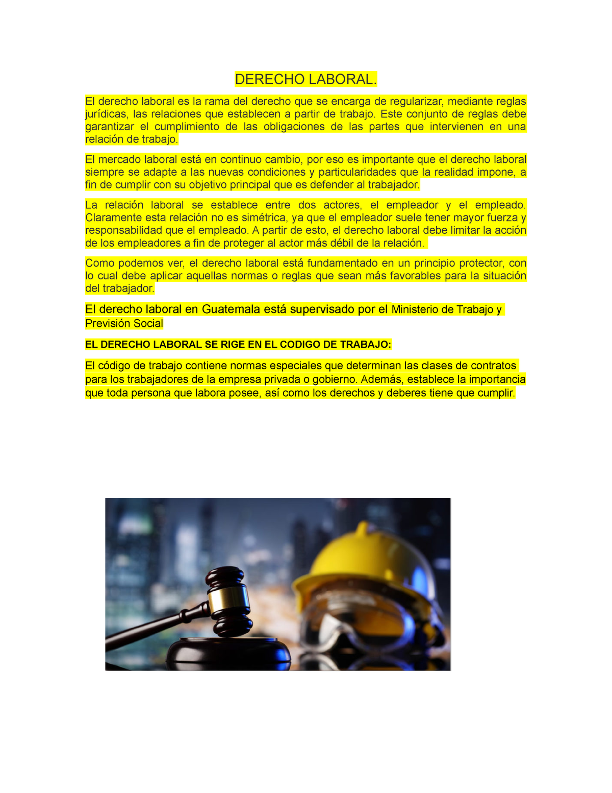 Derecho Laboral Expo Derecho Laboral El Derecho Laboral Es La Rama Del Derecho Que Se Encarga