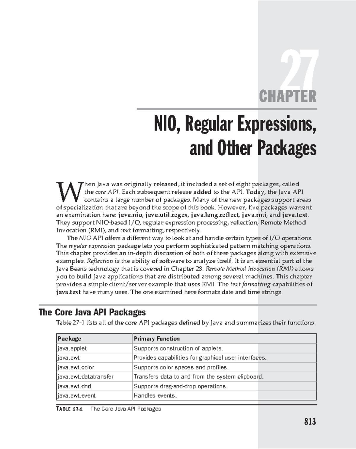 Java The Complete Reference - 27 NIO, Regular Expressions, and Other ...