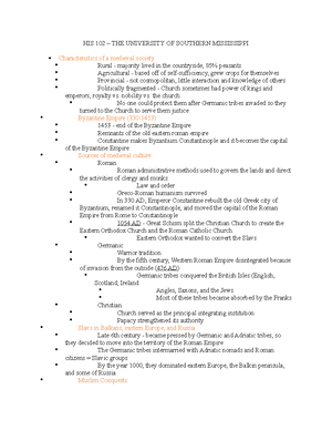 HIS 102 Exam 1 Study Guide Answers - History 102 – H001: World ...