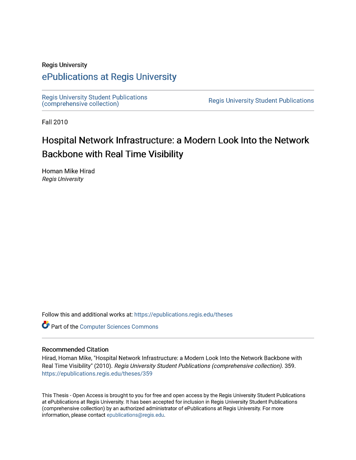 Hospital Network Infrastructure A Modern Look Into The Network B ...