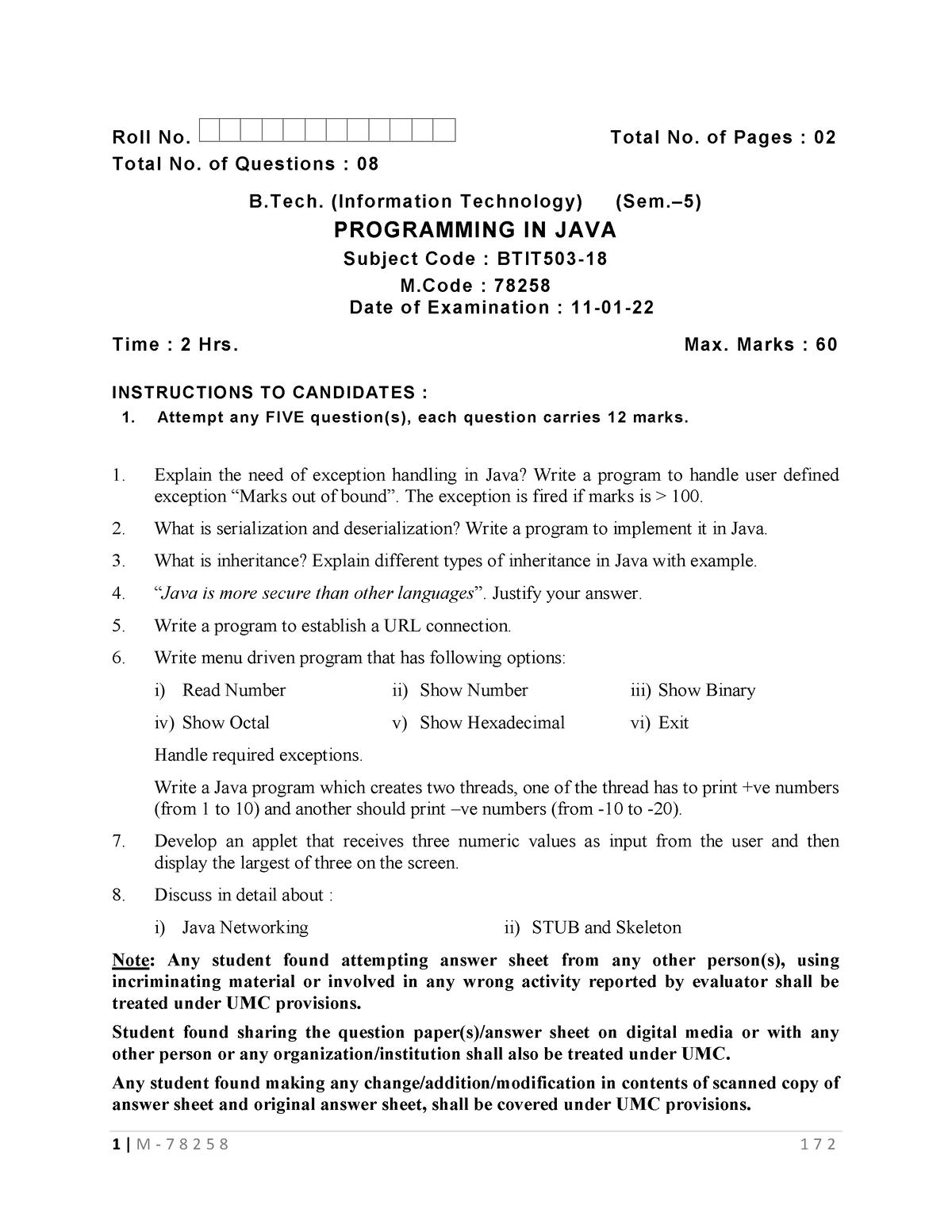 78258-cloud-computing-1-m-7-8-2-5-8-1-7-2-roll-no-t-otal-no