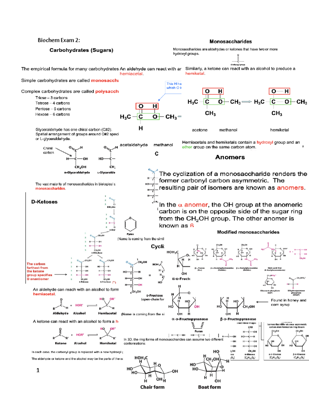 Biochem Exam 2 - lecture notes - BIOCH 521 - Biochem Exam 2: - Studocu