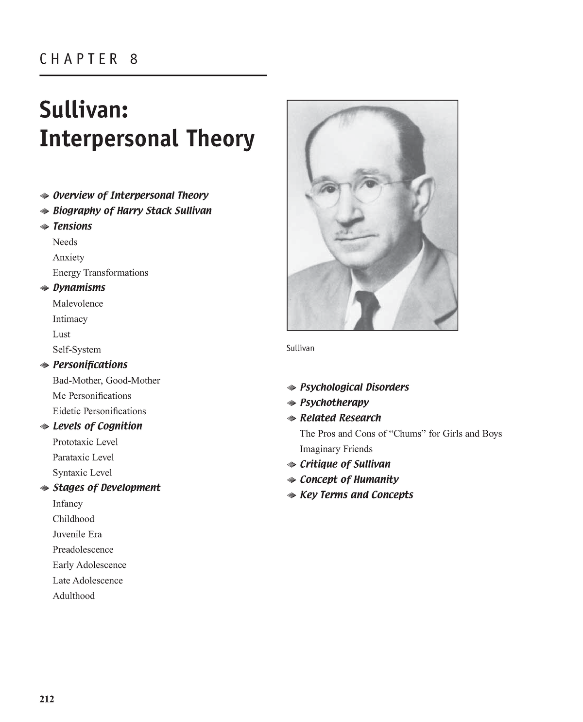 Theoriesof Personality - Sullivan: Interpersonal Theory B Overview Of ...