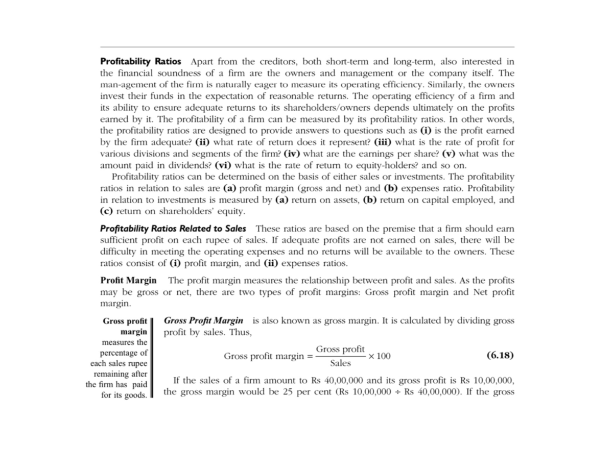 Profitability ratio - Financial Management - Studocu