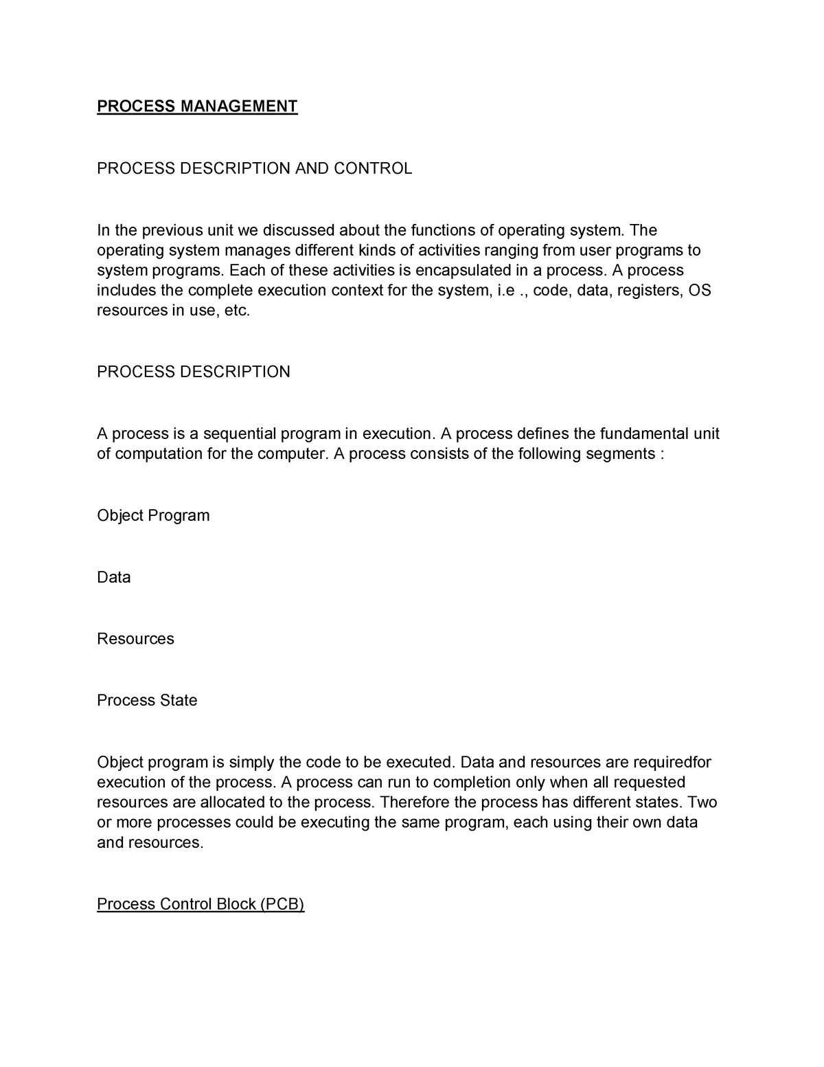 process-description-and-control-in-process-management-process