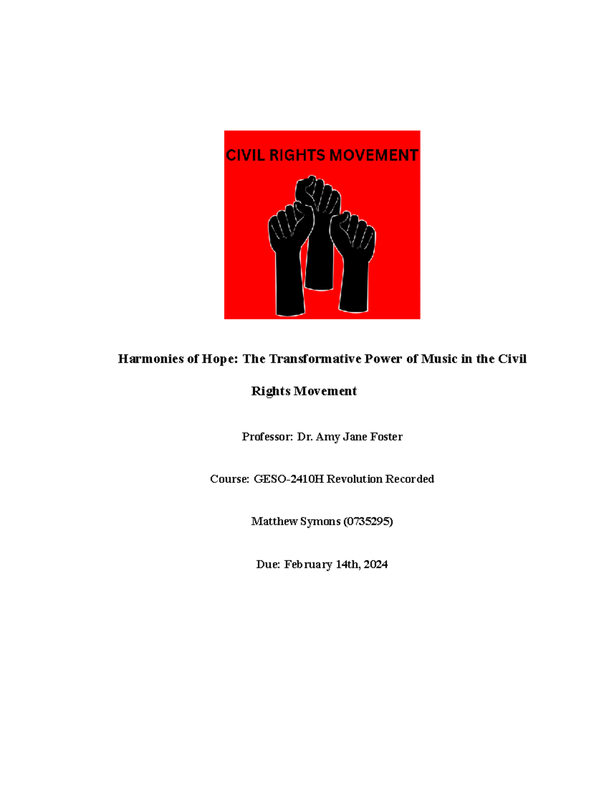 Harmonies of Hope The Transformative Power of Music in the Civil Rights ...