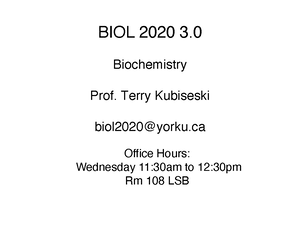 Biochemistry Textbook Notes - Chapter 1: Principles of Biochemistry 1 ...