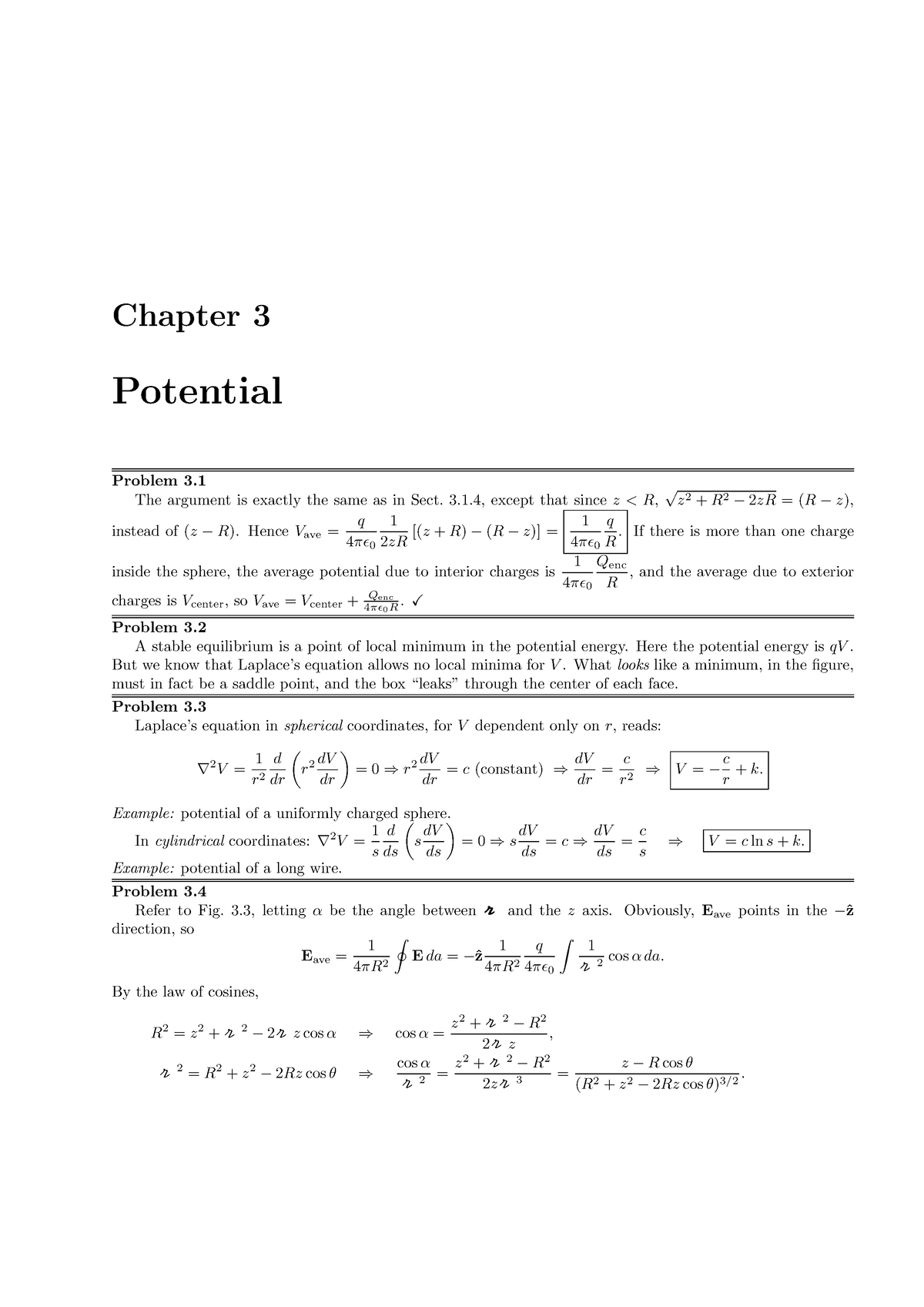 3 - New - Chapter 3 Potential Problem 3. The Argument Is Exactly The ...