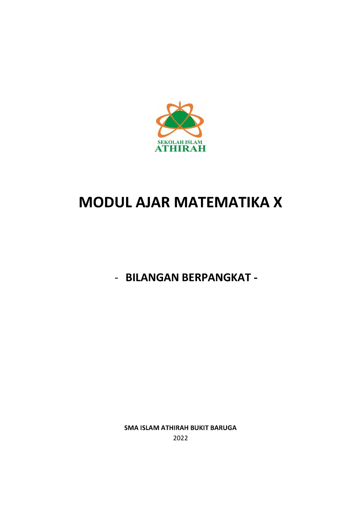 Modul Ajar Matematika - Bilangan Berpangkat - Fase E - MODUL AJAR ...