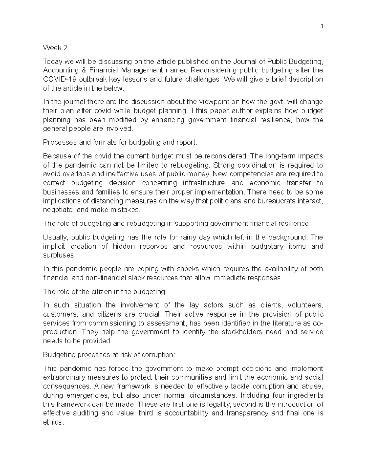 Doc1 very important FIN 305 WilmU Studocu