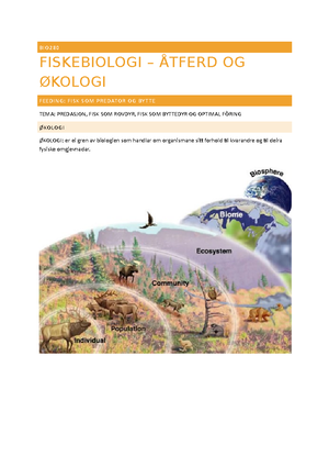 Fish Biology Systematic and Anatomy - Main Notes - Fish Biology 1 ...