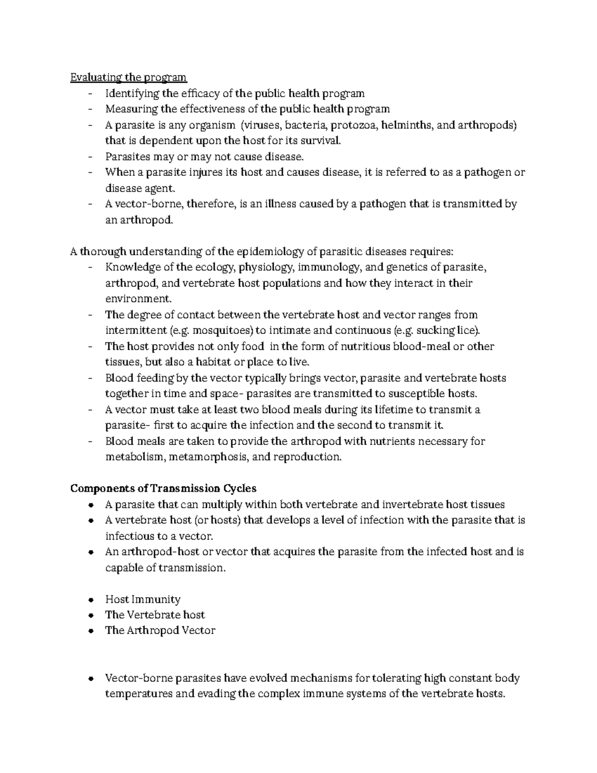 Lecture 1-2 Notes - Part 3 - Evaluating the program - Identifying the ...