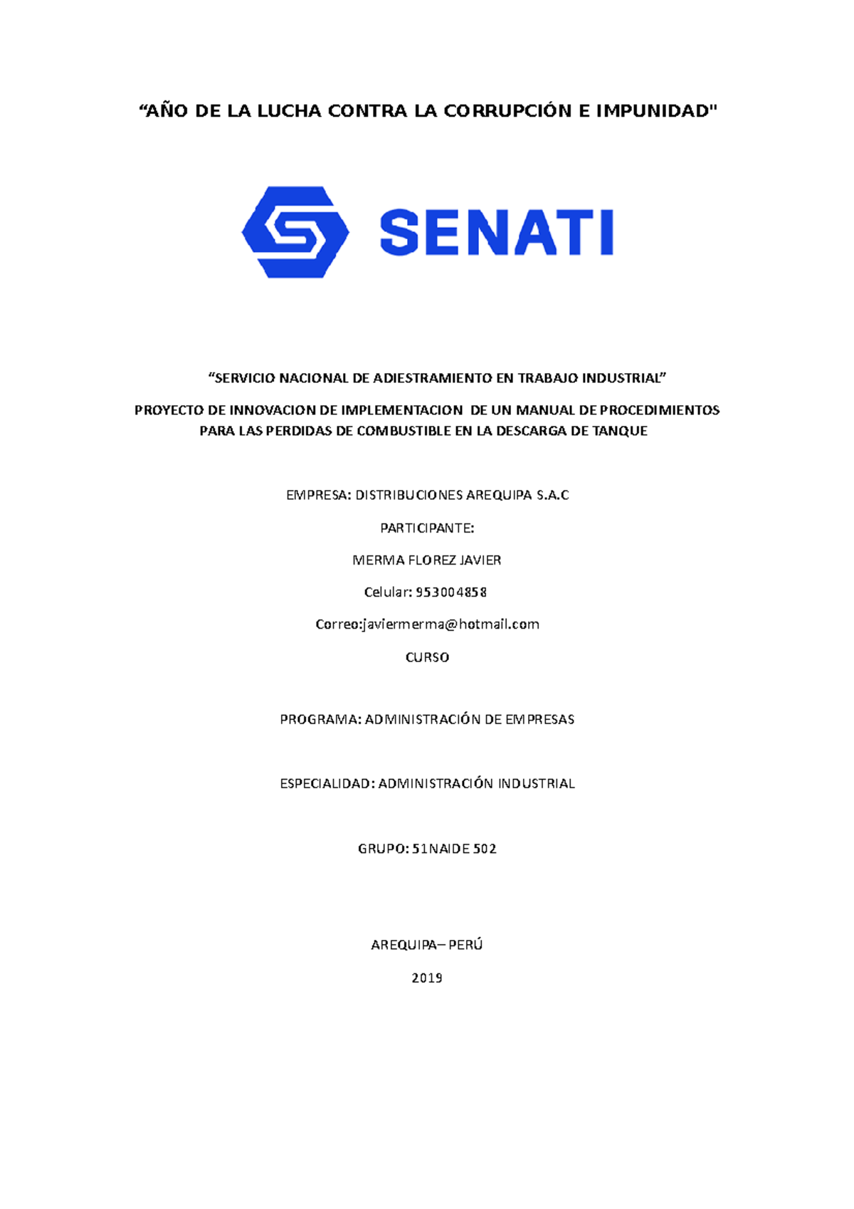 Proyecto Senati 20 - es una tarea de diagrama de bloques de la empresa ...