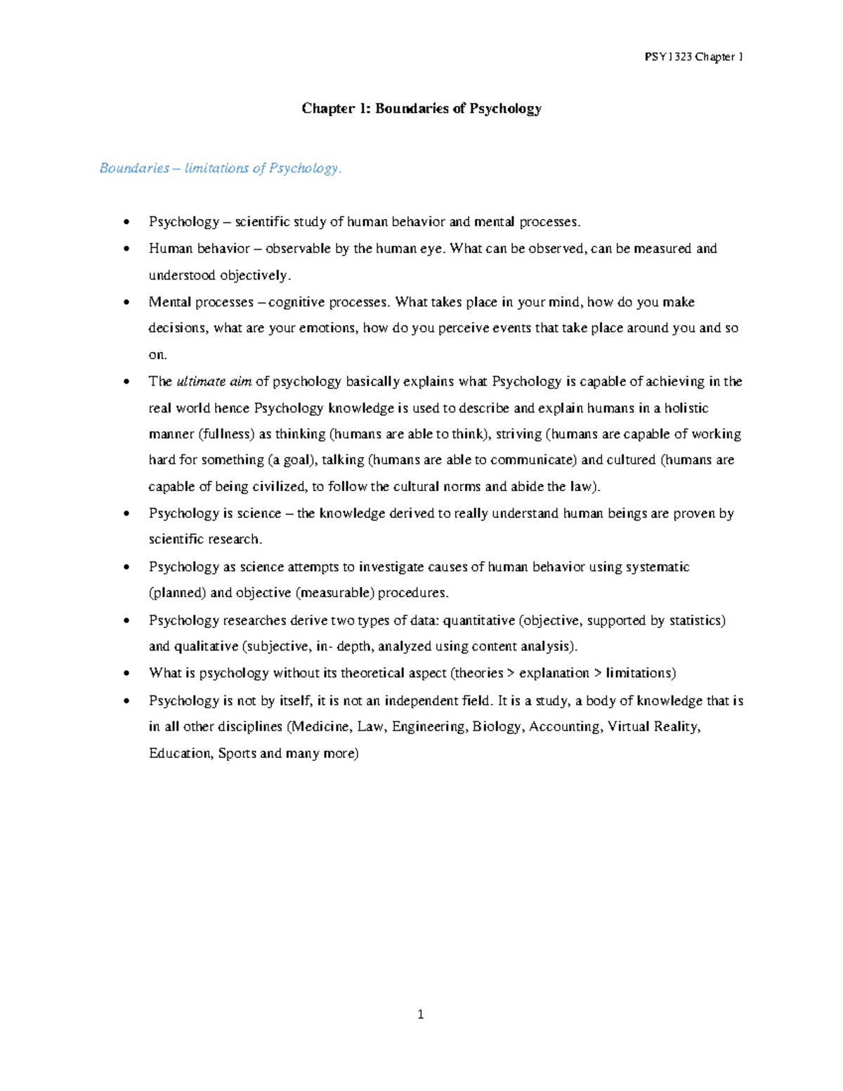Chapter 1 (Simplified notes) - Warning: TT: undefined function: 32 ...