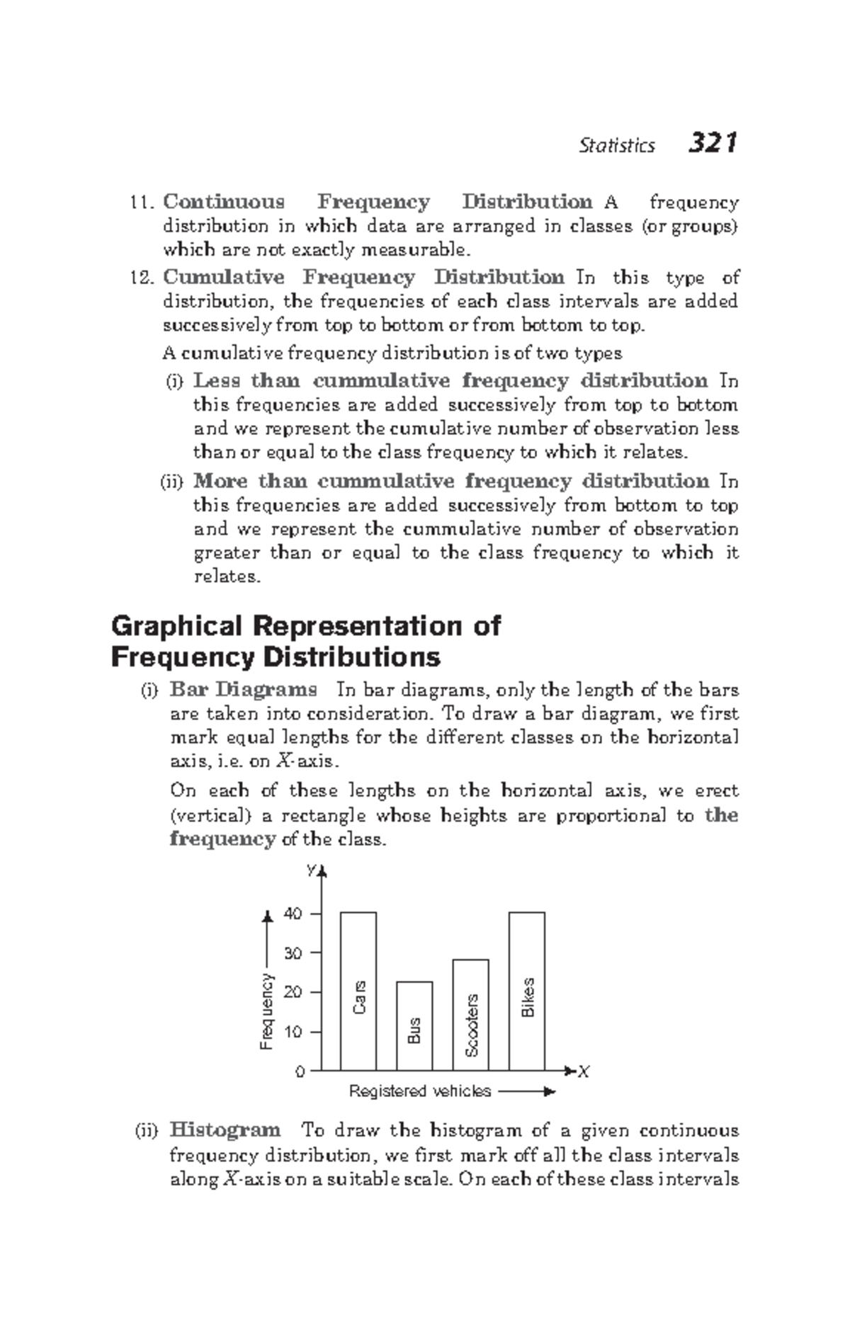 Mathematics Notes 42 Continuous Frequency Distribution A Frequency Distribution In Which Data 2022