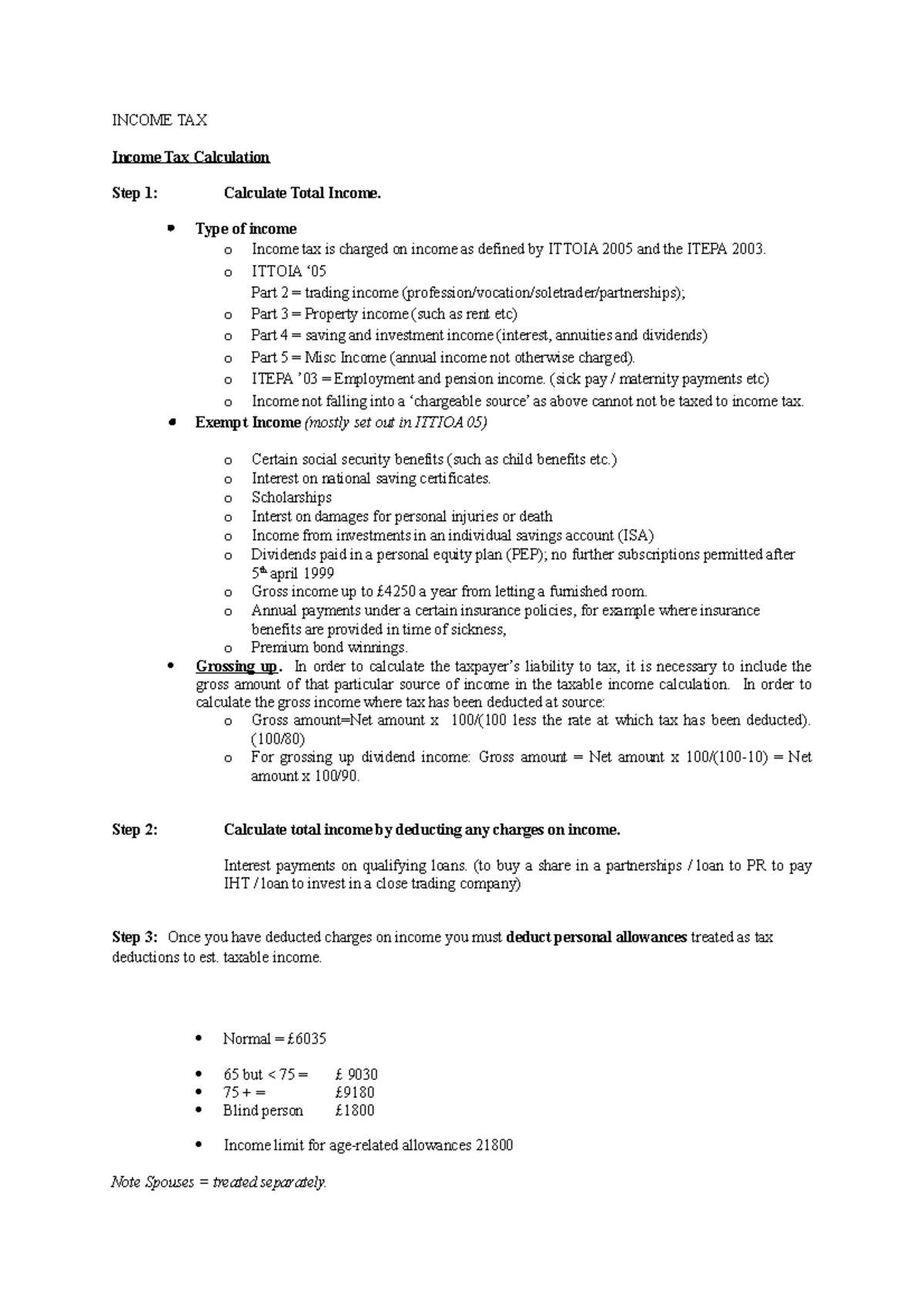 Does Total Income Includes Exempt Income