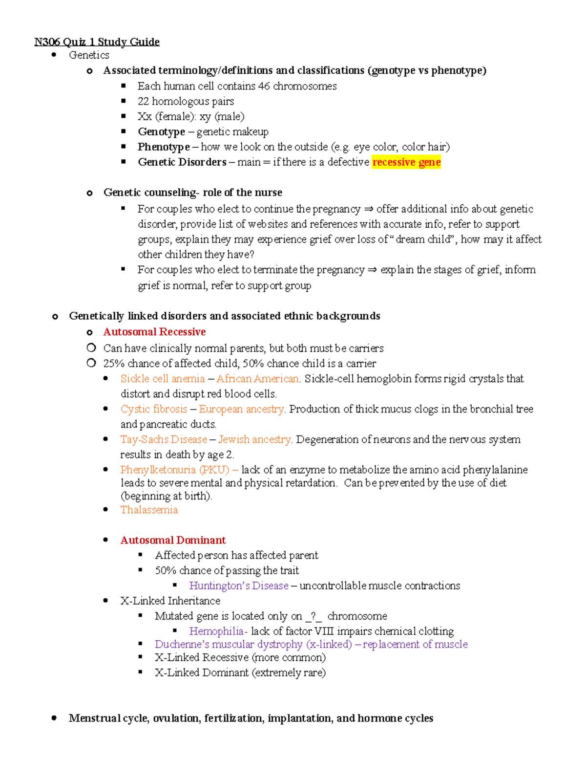 quiz-1-study-guide-notes-n306-quiz-1-study-guide-genetics-o