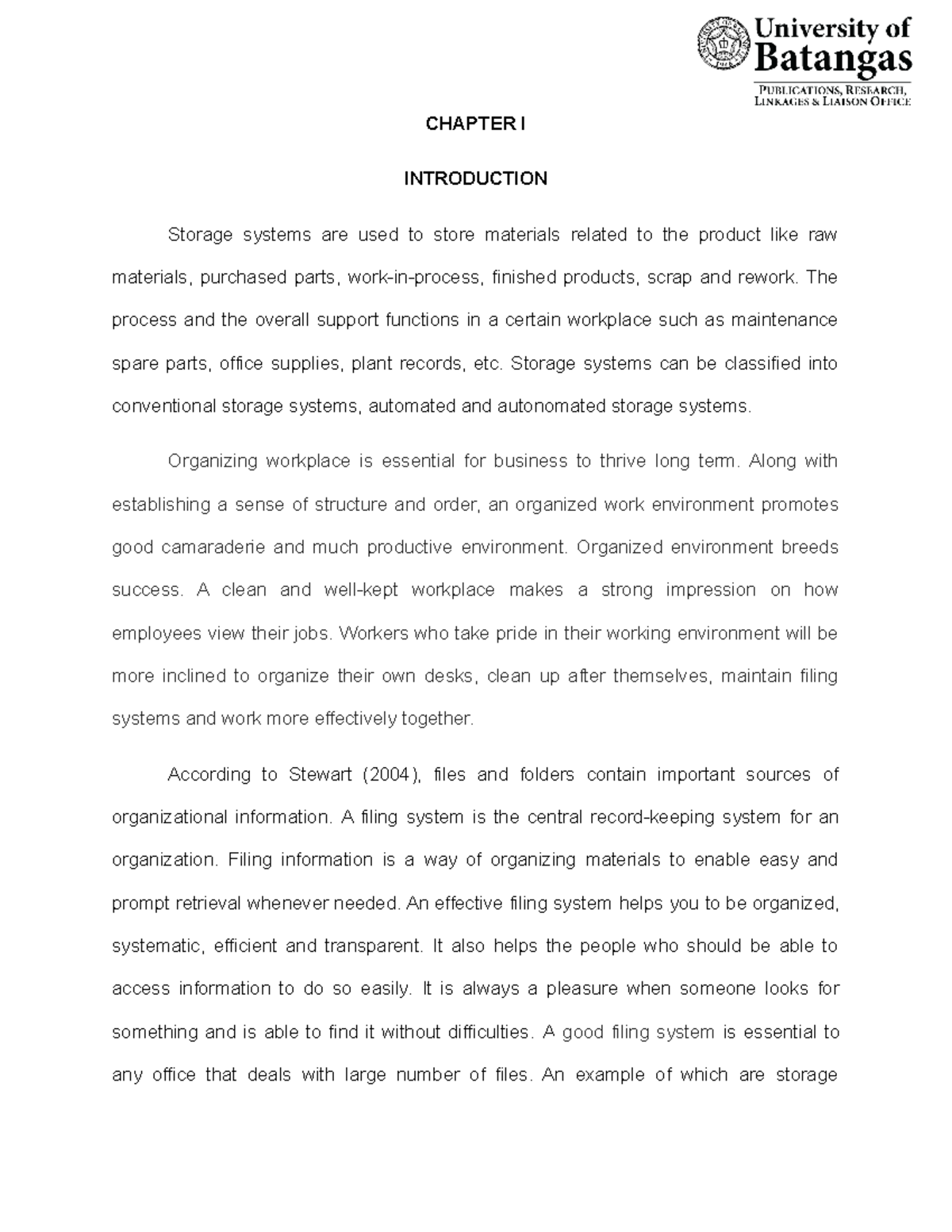 Multistorage Machine CHAPTER I INTRODUCTION Storage systems are used