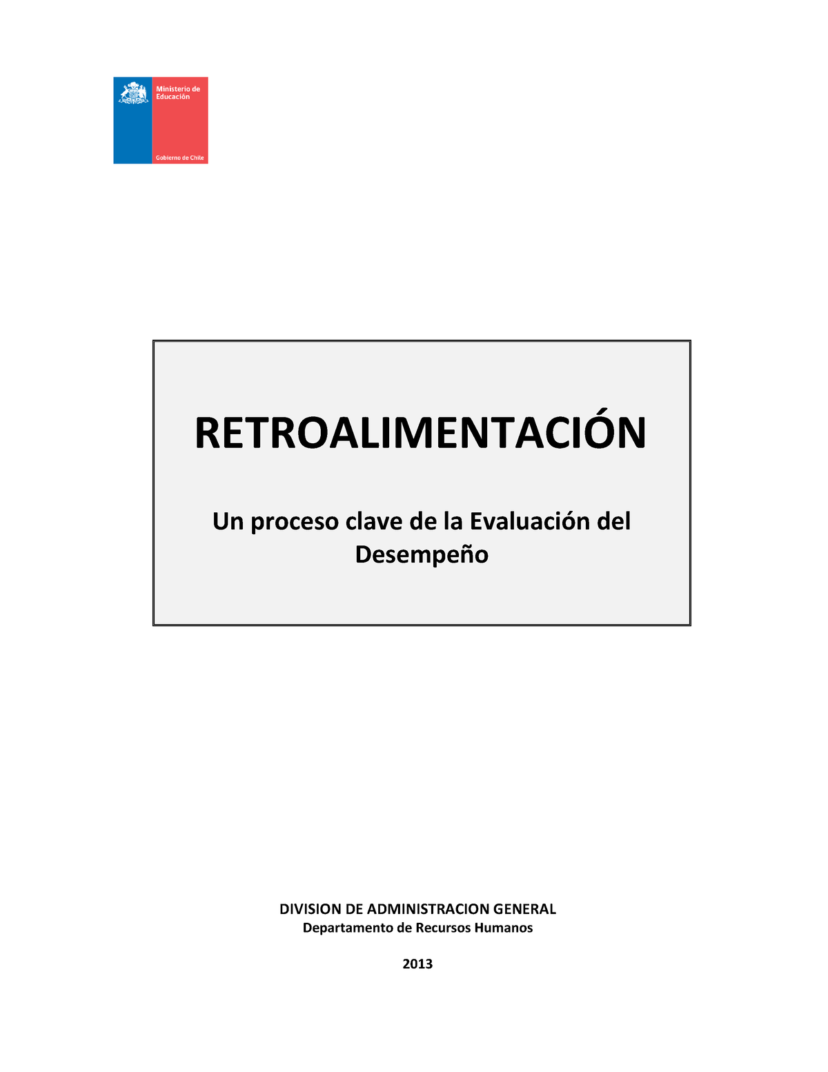 Retroalimentacion Un Proceso Clave De La Evaluación Del Desempeño ...