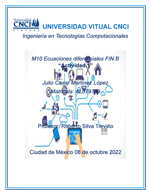 M10 Ecuaciones Diferenciales FIN B Gamificacion - UNIVERSIDAD VITUAL ...