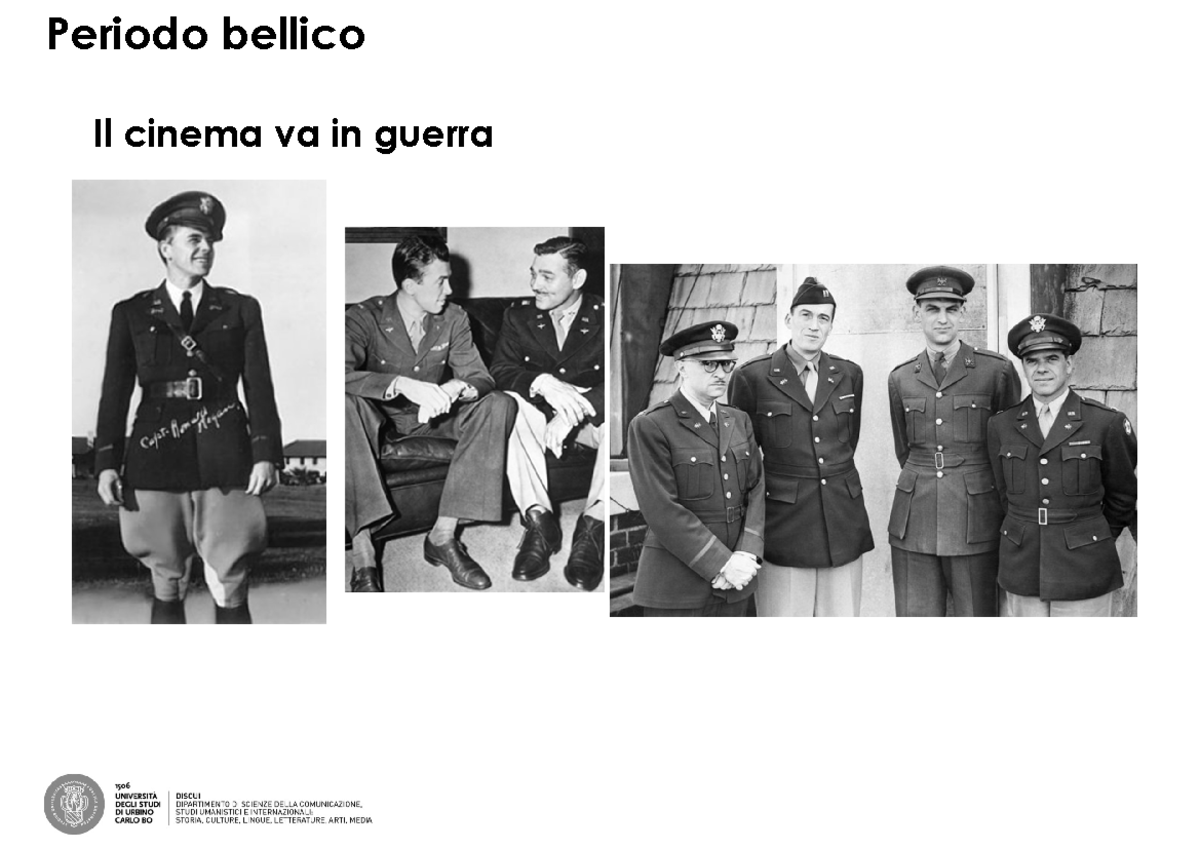 Crisi modello holliwoodiano cinema - Periodo bellico Il cinema va in