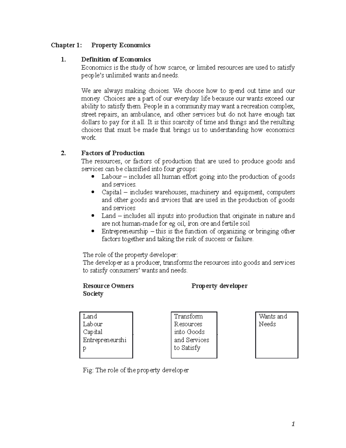 lecture-property-economics-chapter-1-property-economics-definition