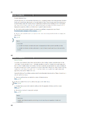 Problem 1 page 1 Comprehensive Problem 1 Part 2 and 3 - Comprehensive ...