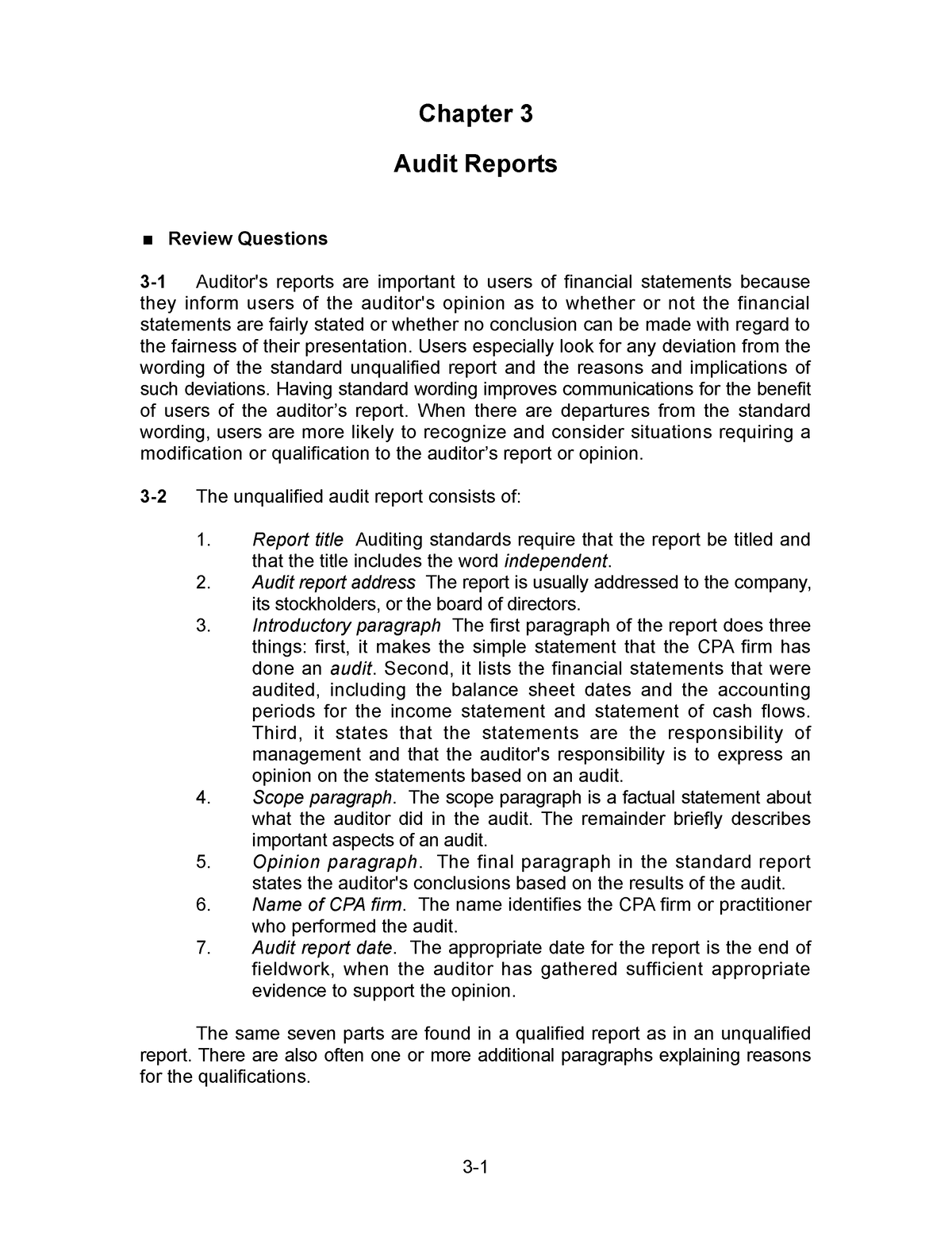 157 37315 EY315 2013 4 1 1 AEB14 SM CH03 V1 - Chapter 3 Audit Reports ...