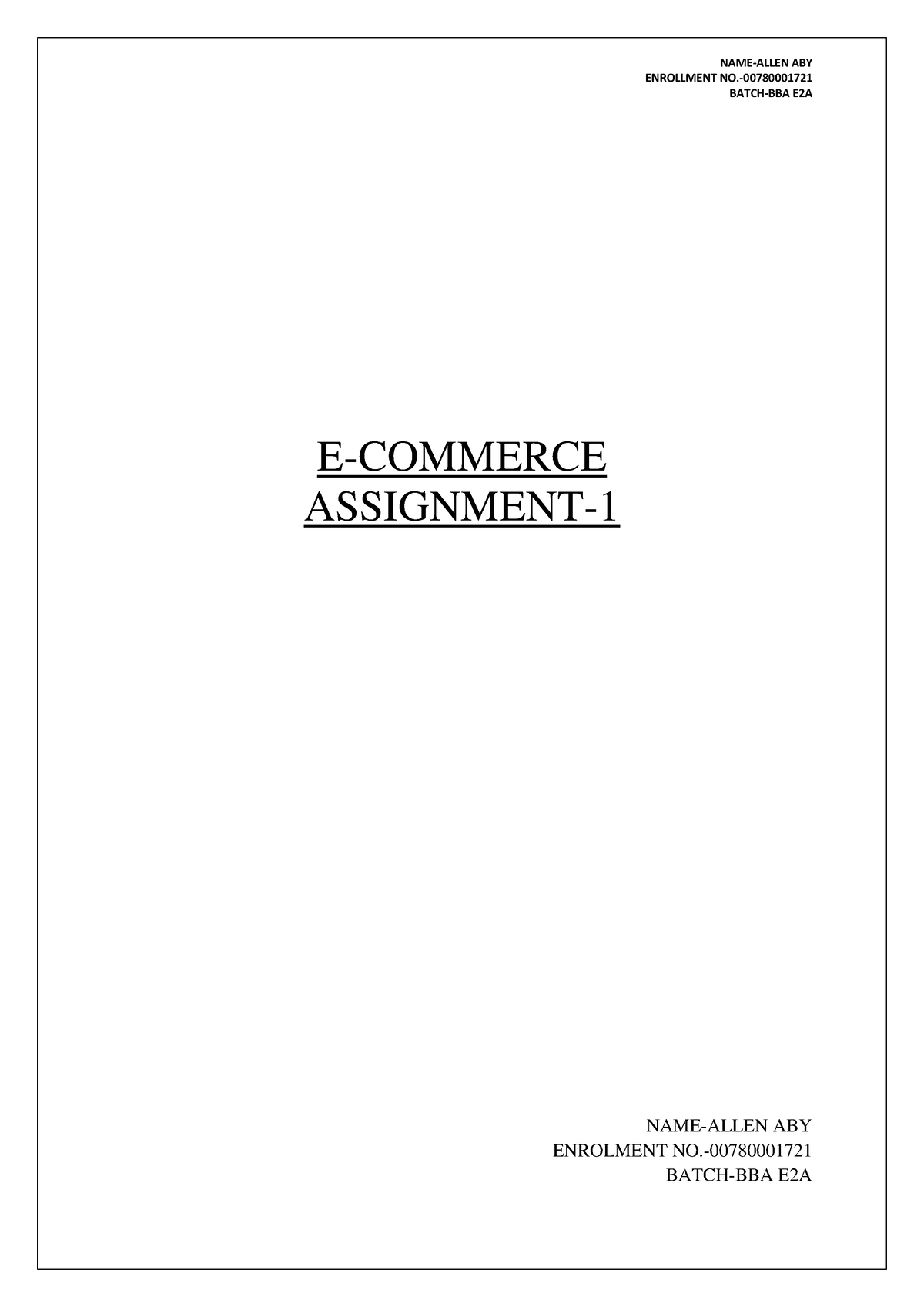 unit 8 assignment 2 e commerce