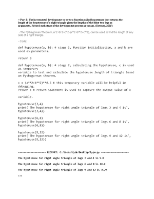 CS 1101 Learning journal Unit 1 - Part 1 If you are trying to print a ...