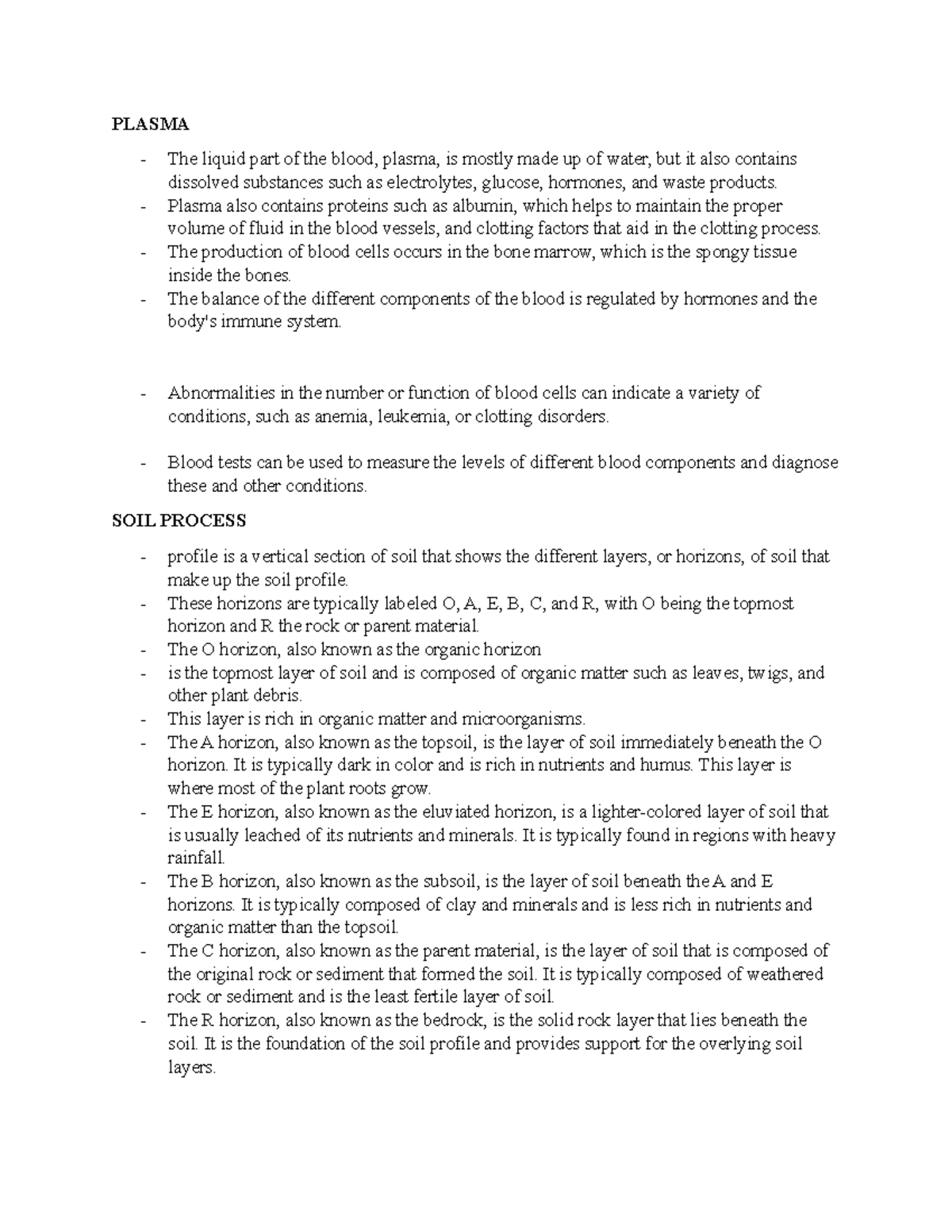 Biology 100 Notes 5 - principles of the human condition with particular ...