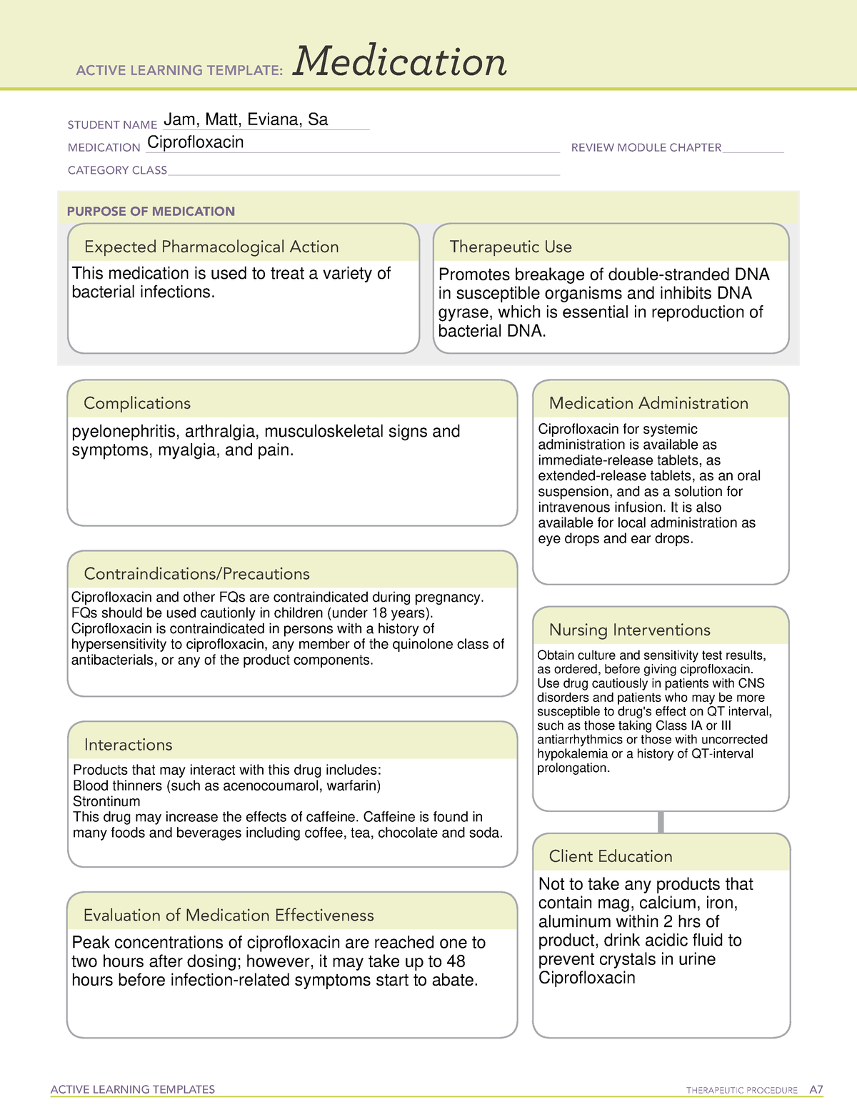 ciprofloxacin-active-learning-template-medication-active-learning