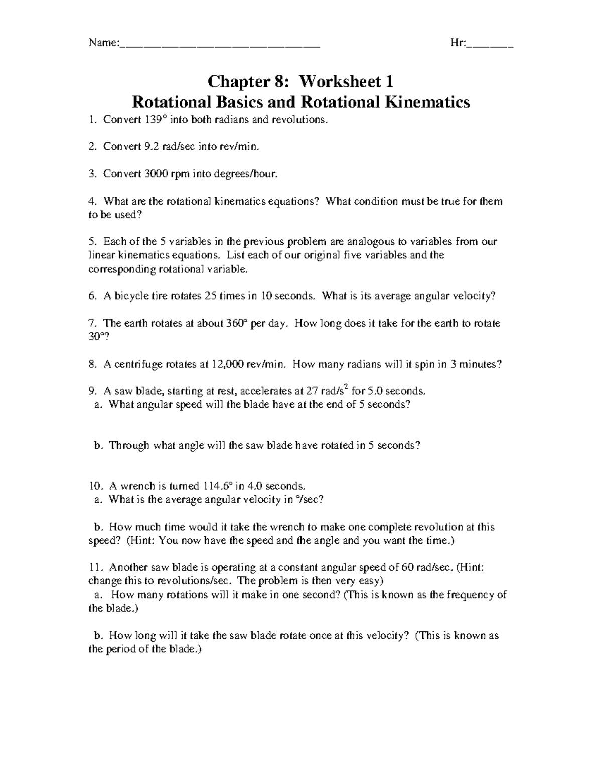 102550185 - Compute - Chapter 8: Worksheet 1 Rotational Basics and ...