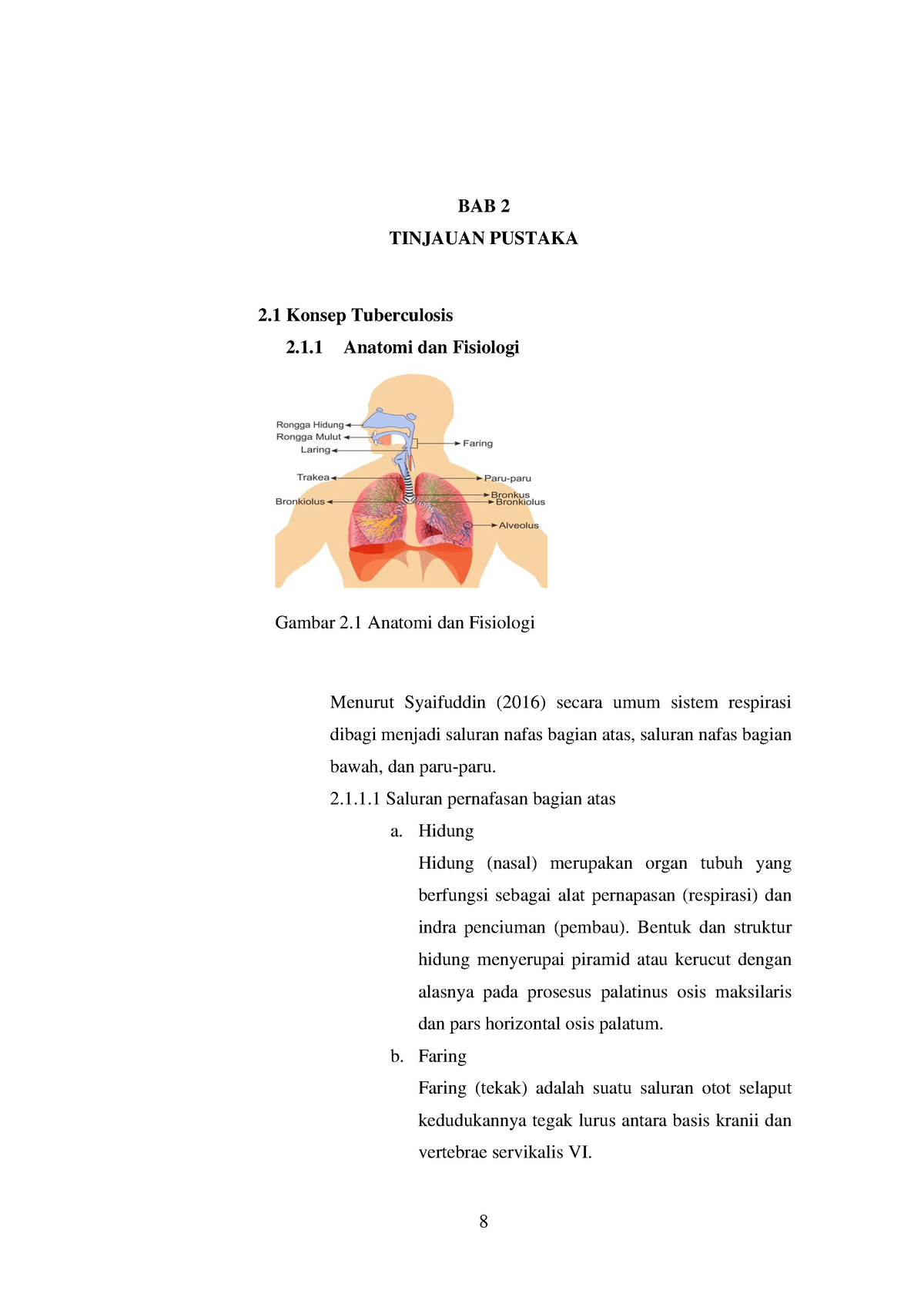 BAB 2-kti - Catatan Kuliah Fisioterapi - 8 BAB 2 TINJAUAN PUSTAKA 2 ...