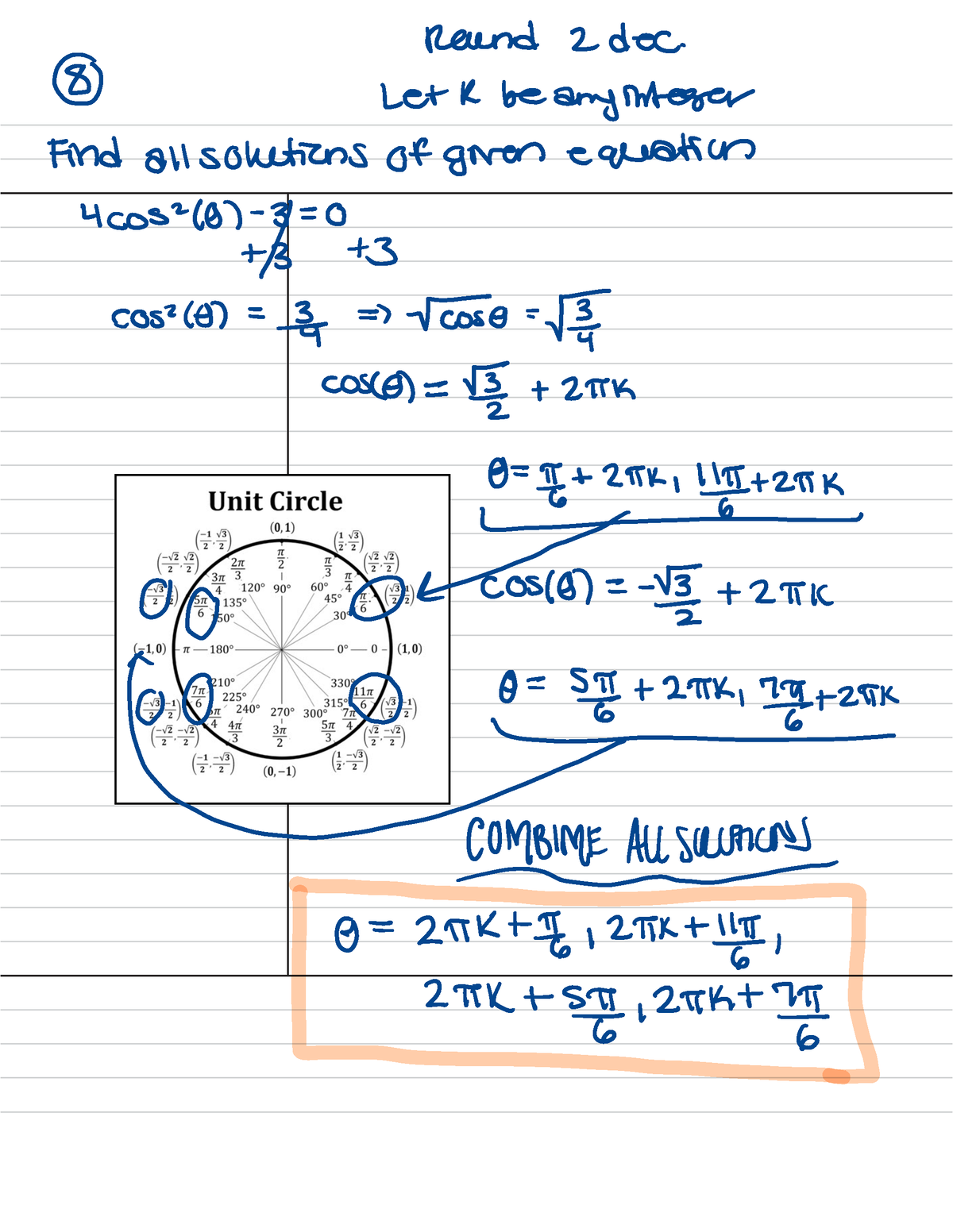 Math (17) - MATH 127 - Reword 2 Dec. ⑧ Let R Be Any Integer Find All ...