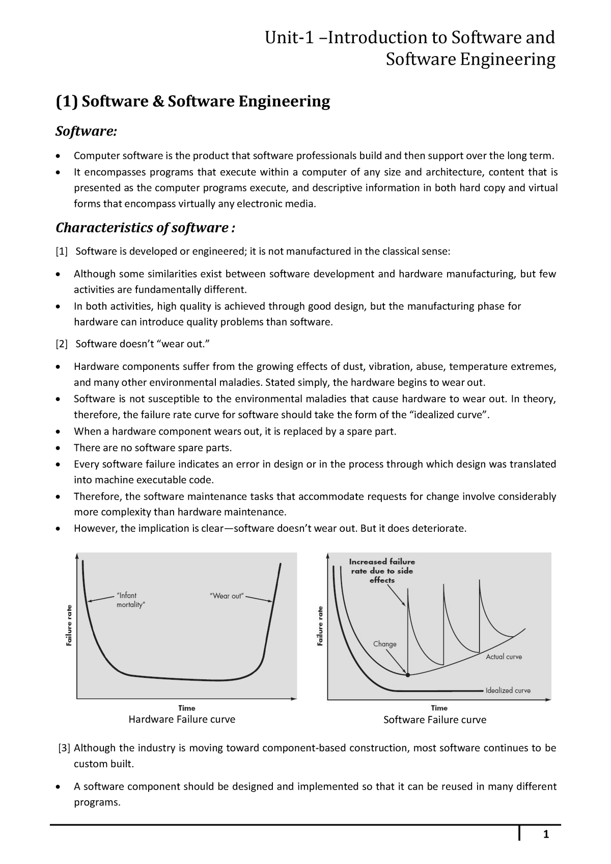 3150711 Software EngineeringNotes PDFUnit1 Software Engineering (1