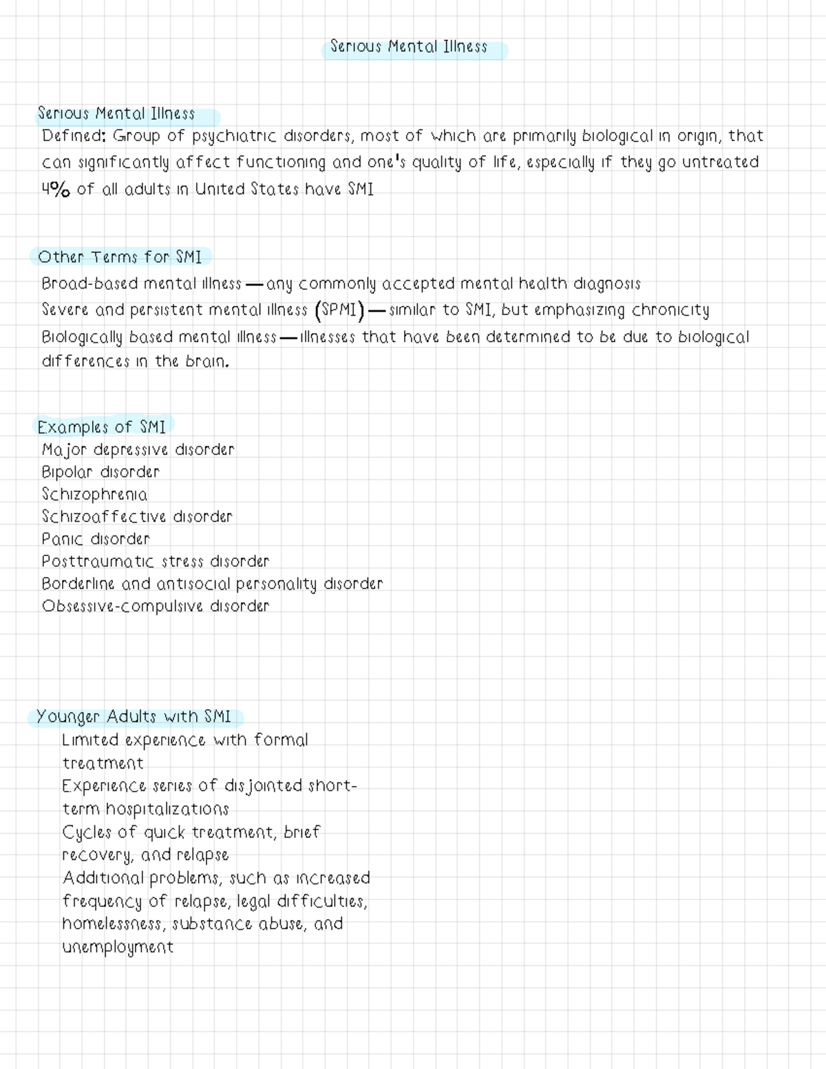 Serious mental illness - Serious Mental Illness Serious Mental Illness ...