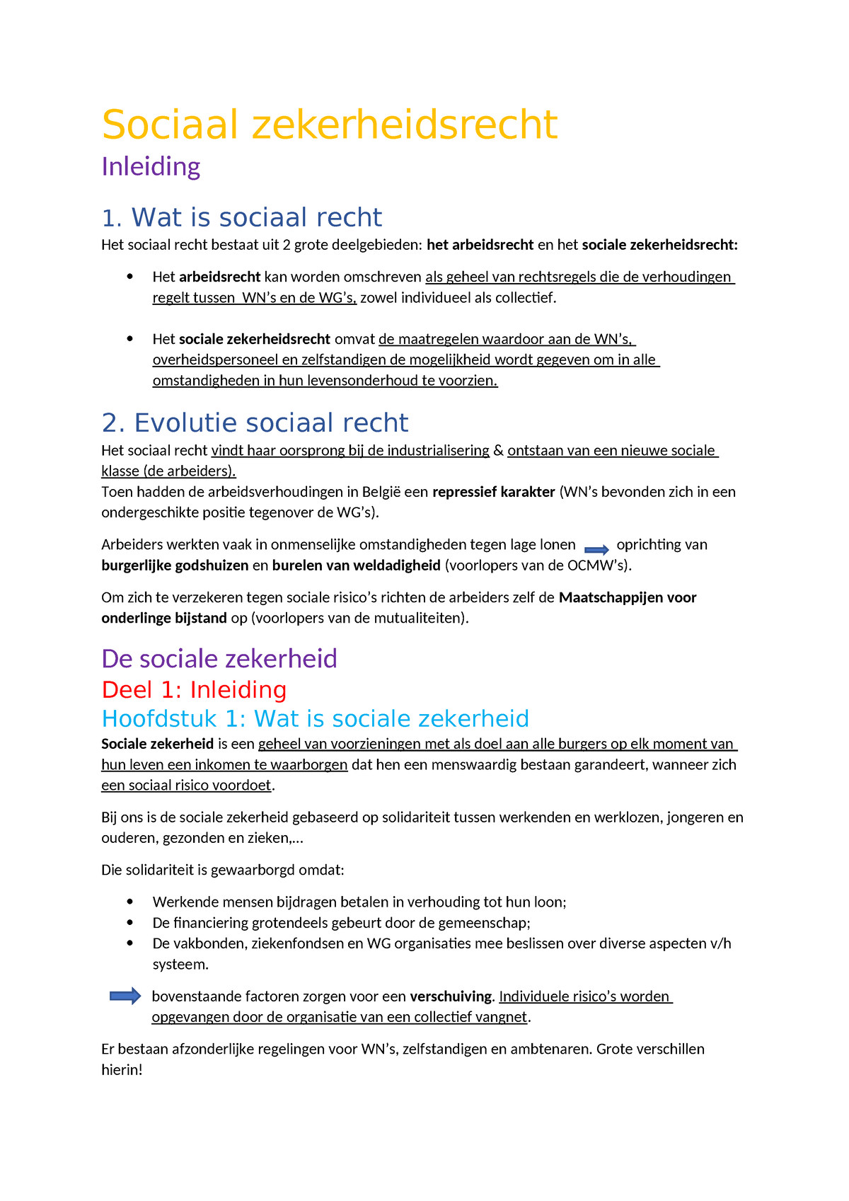 Sociaal Zekerheidsrecht Samenvatting - Sociaal Zekerheidsrecht ...