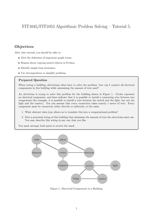 FIT1043 Assignment 3 Specifications-Version 1 - Semester 1, Year 2022 ...