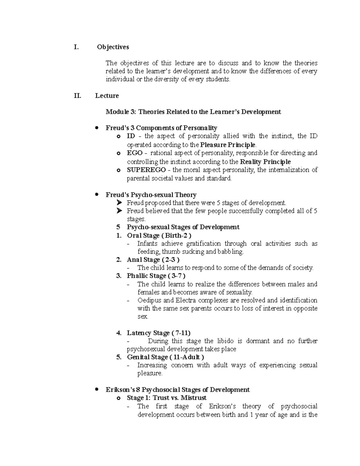 Group-1- Module-3-AND-4 Module 3 Theories Related to the Learner’s ...