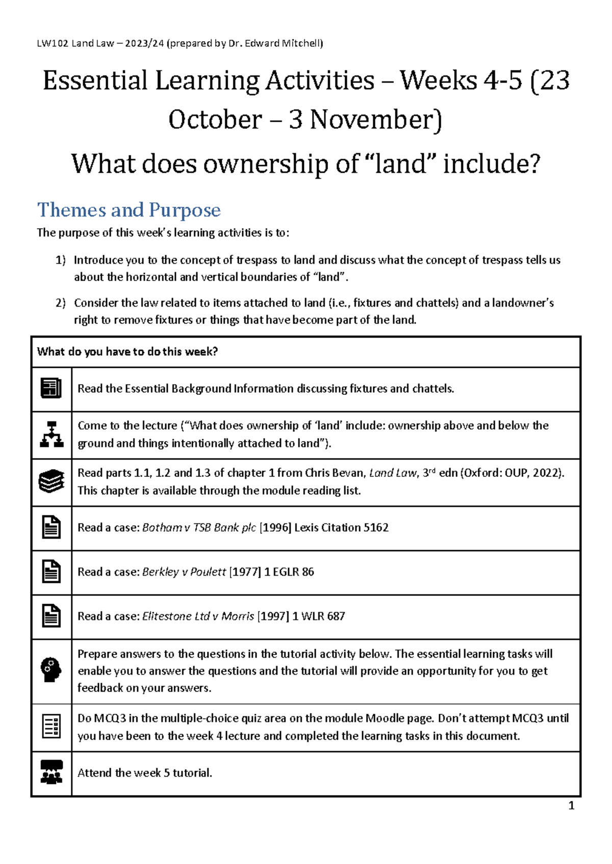 Weeks 45 Essential Learning Activities Document (final) Essential